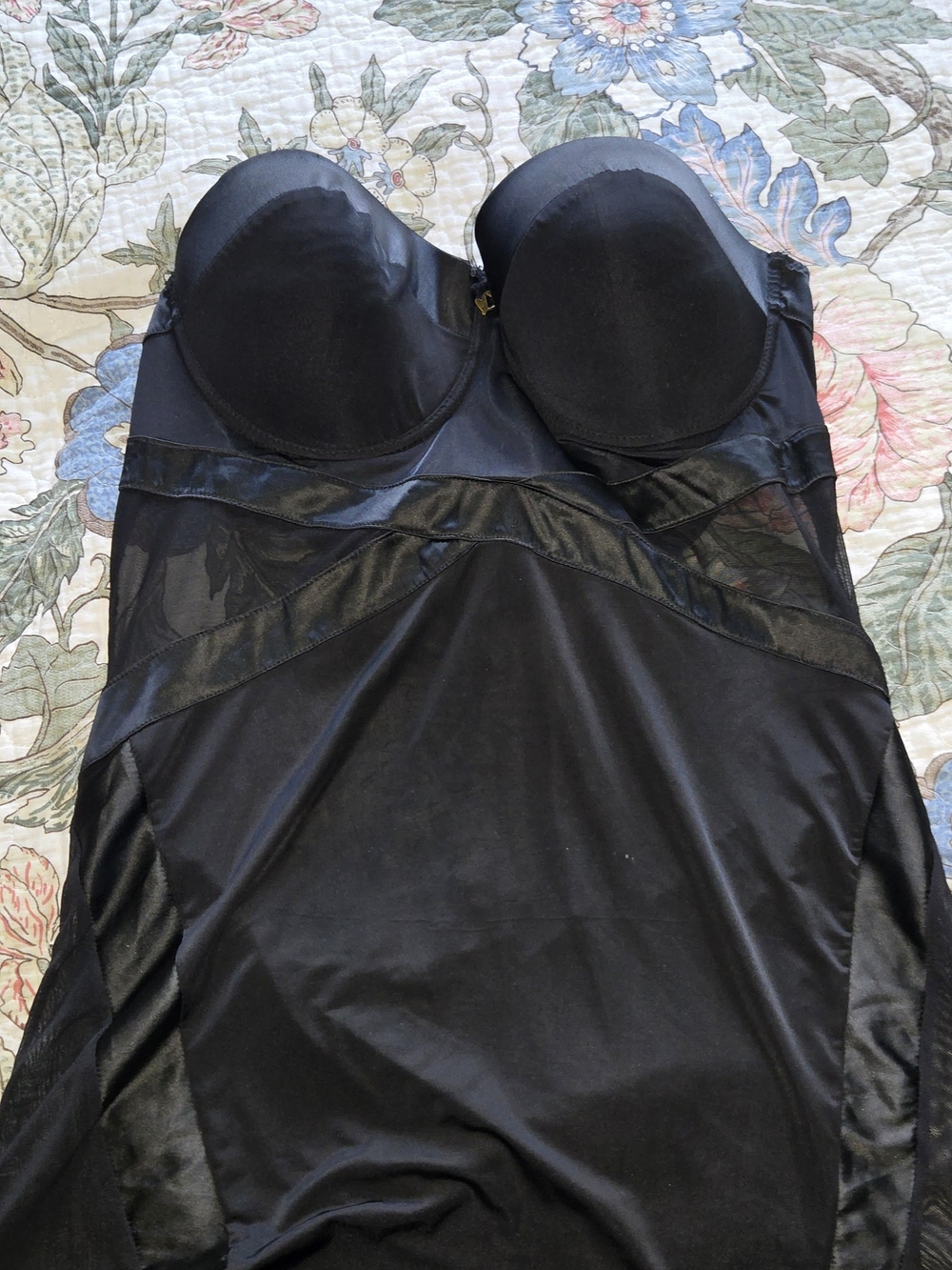 Baby Phat Black Strapless Corset/Shapewear Slip Dress –